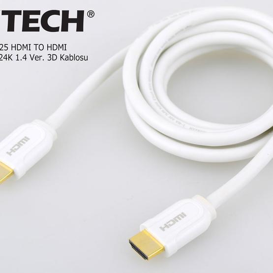 Hytech HY-W225 Siyah 1 m Altın Uçlu HDMI Kablo