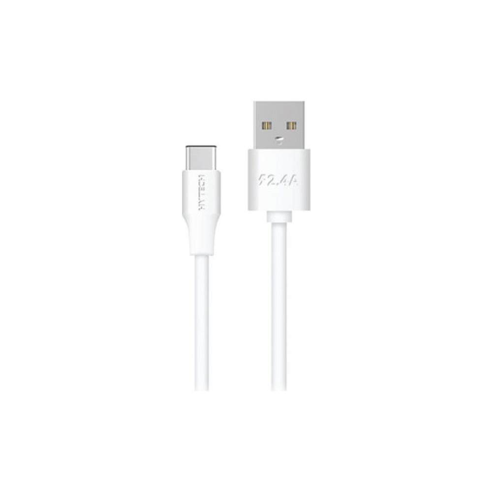 Hytech HY-X108 1 mt 2.4A Type-C Beyaz Şarj Kablosu Cep Telefonu Şarj Cihazı Fiyatı