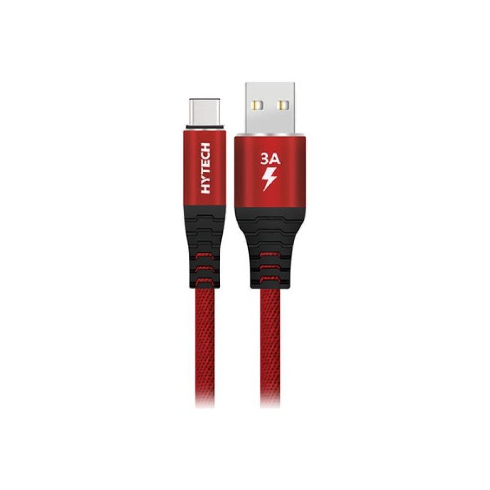 Hytech HY-X410 3A Type-C 1 mt Kırmızı Data + Şarj Kablosu Cep Telefonu Şarj Cihazı Fiyatı