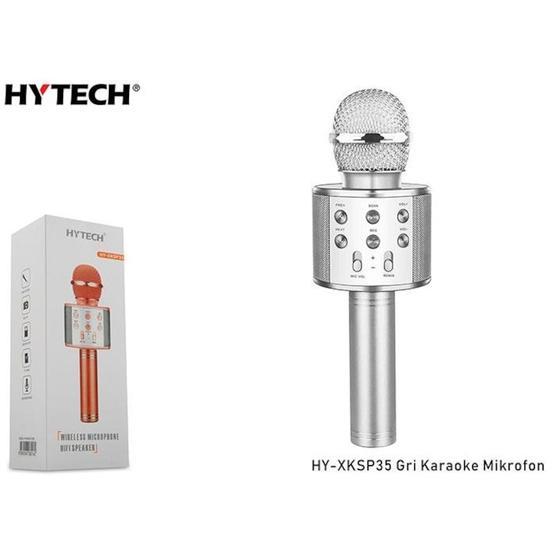 Hytech HY-XKSP35 Gri Karaoke Mikrofon