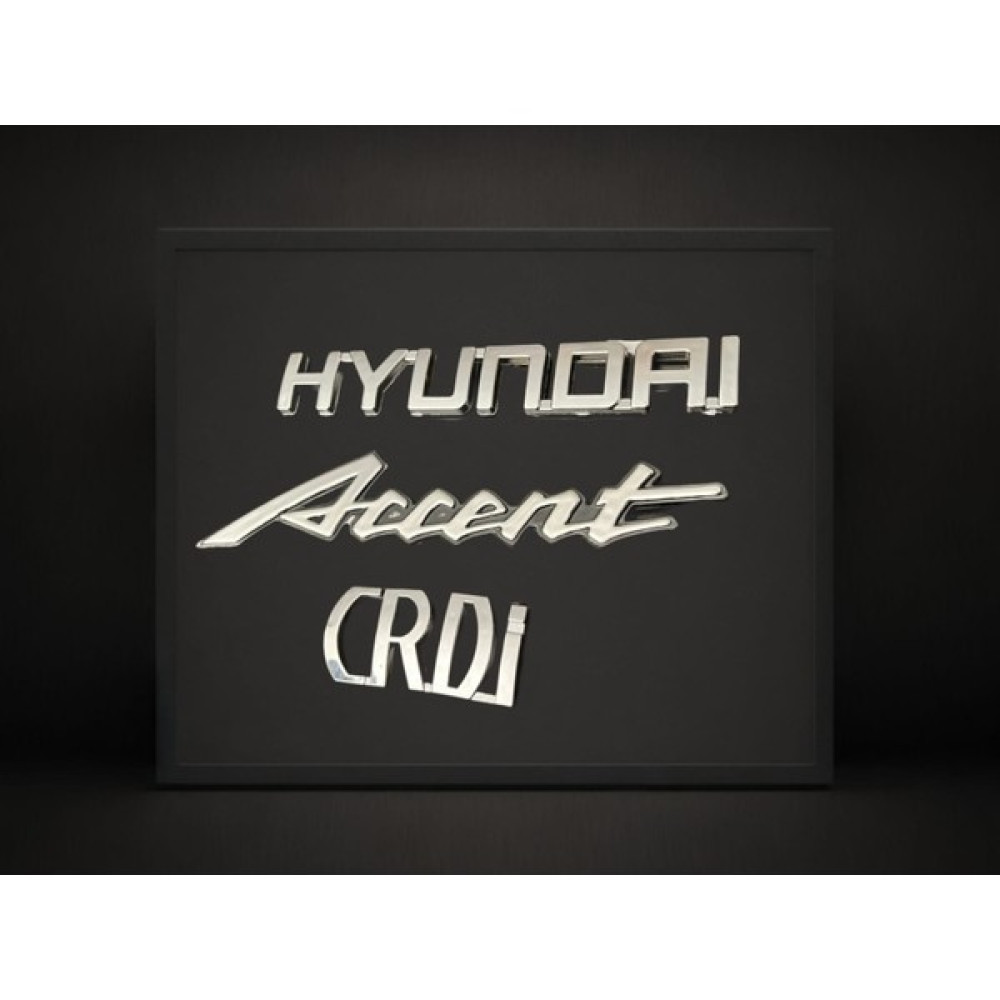 Hyundai Accent Admira Kasa 3lü Takım Orijinal Boyut - Krom - 1 Oto Boyaları Fiyatı