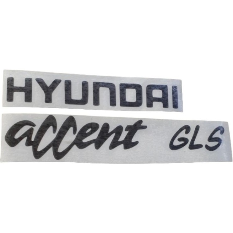 Hyundai Accent Gls Yazı Sticker Takımı - 1 - Siyah Diğer Fiyatı