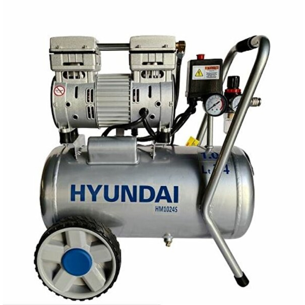 Hyundai Hm1024S 750W 24 L Sessiz & Yağsız Hava Kompresörü Kompresör - Lastik Bakım Fiyatı