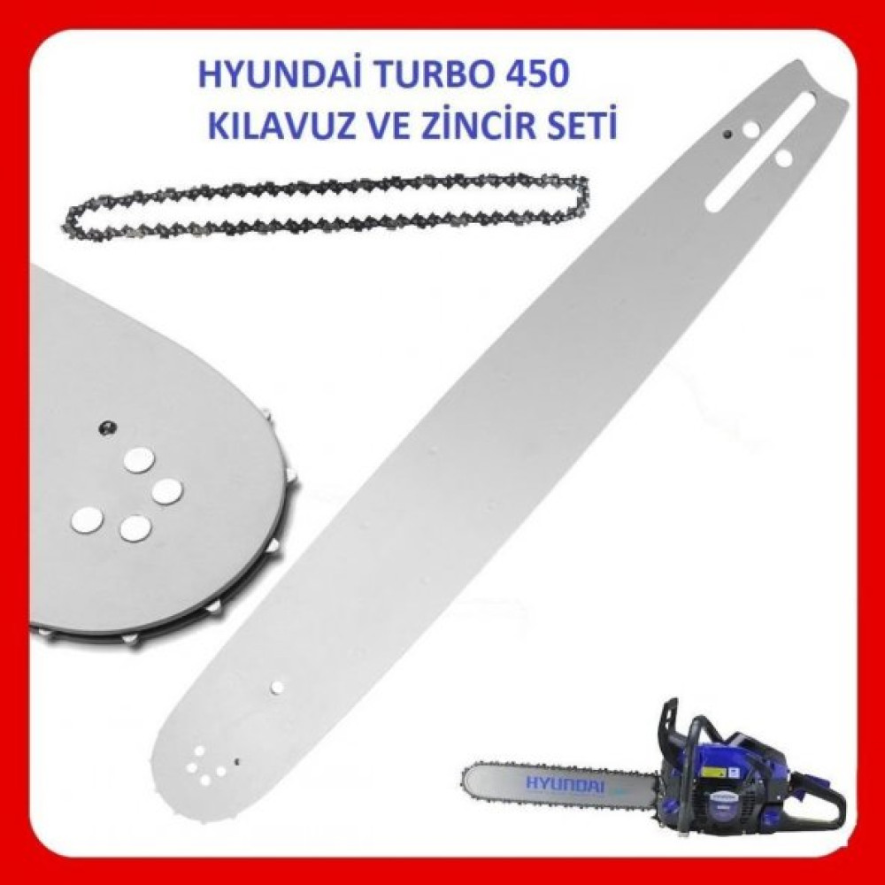 Hyundai Turbo 450 Klavuz - Zincir Seti Bahçe Makinesi Fiyatı