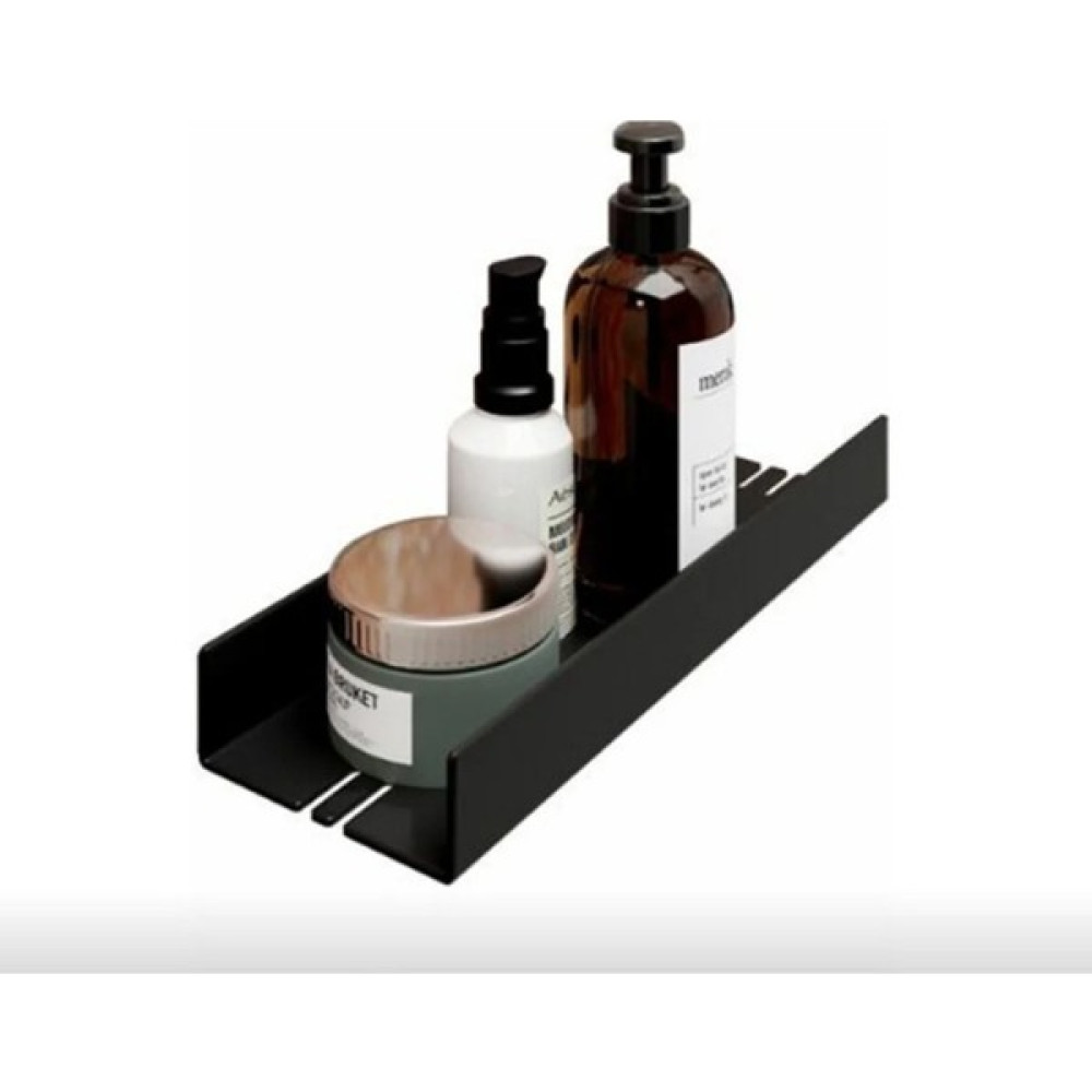 Hzm Collection Modern, Estetik ve Minimalist Tasarım Metal Duş Rafı Paslanmaz Modern Metal Duş Rafı - Siyah Banyo Rafı Fiyatı