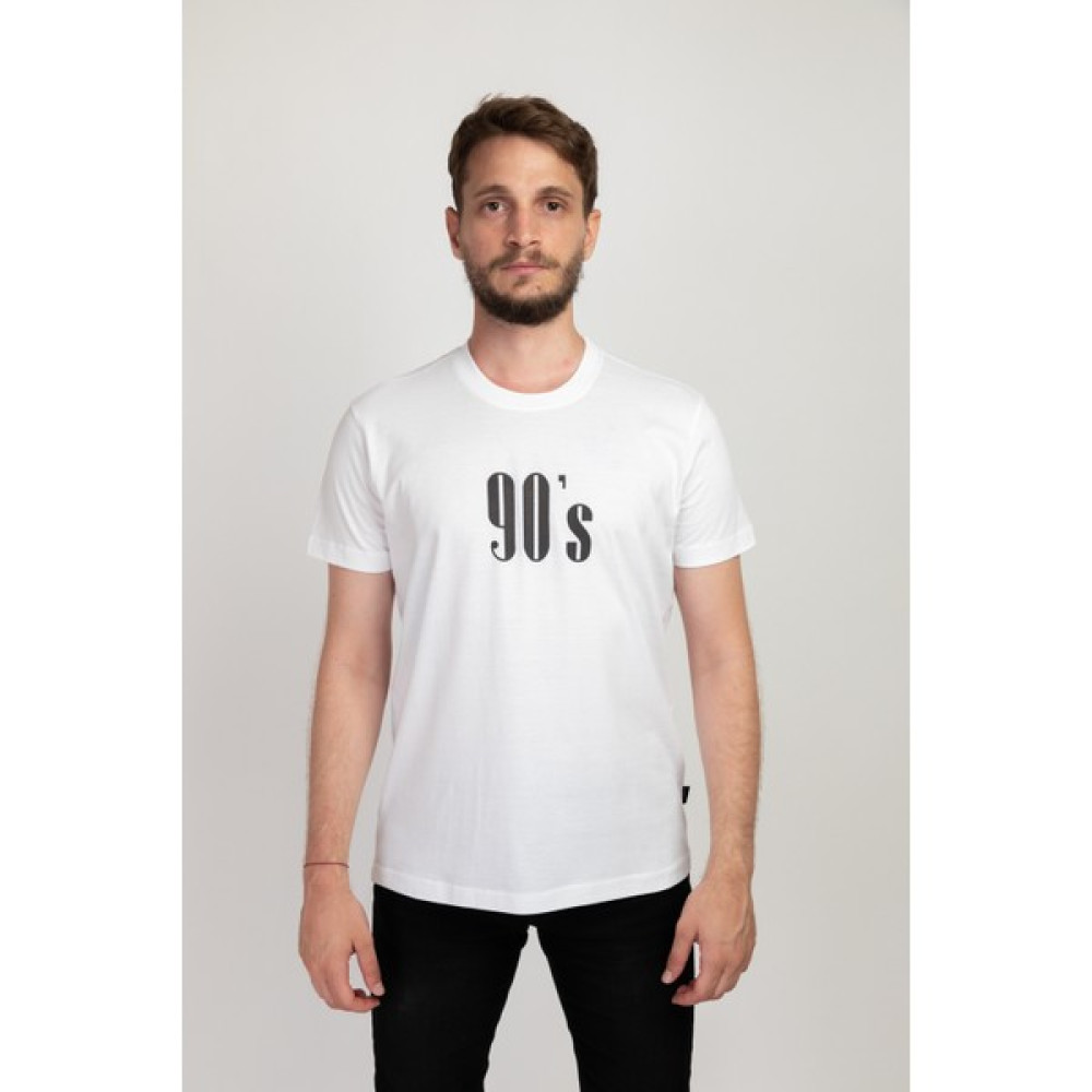 I And Basic Beyaz %100 Organik Pamuklu Basic Erkek Tişört / 90's L Erkek T-shirt Fiyatı