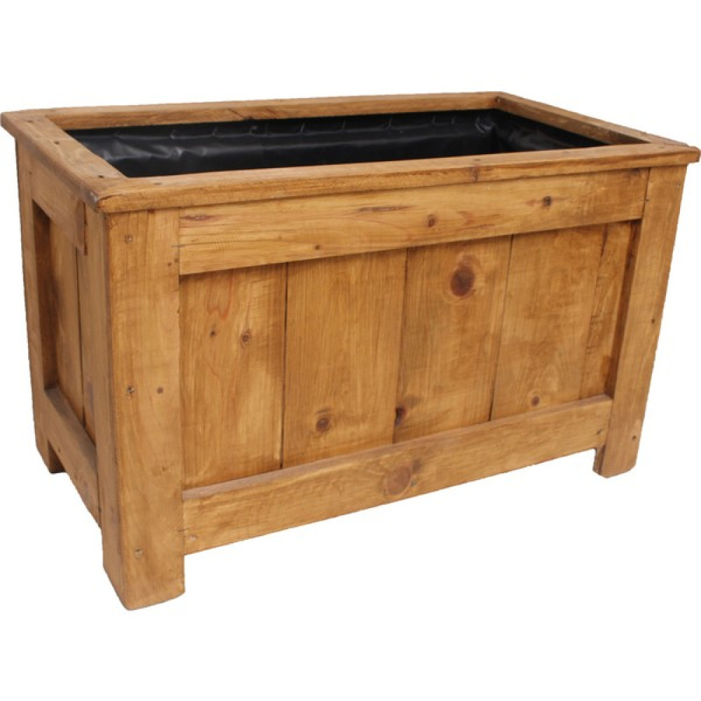 Iahşap Dekoratif Ahşap Saksı Saksılık Çiçeklik Cafe Otel Saksı 70X45X35 cm - Ceviz Saksı ve Aksesuarları Fiyatı