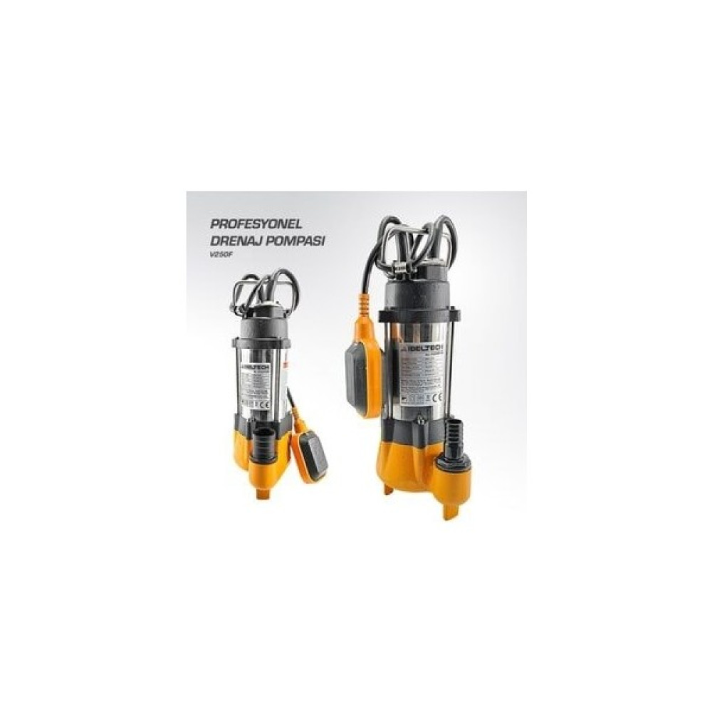 Ibeltech Foseptik Dalgıç Pompa Kirli Su Dalgıç Pompa 250W V250F 1.5 Inç 0.35 Hp Ibeltech V250F Su Motoru Fiyatı