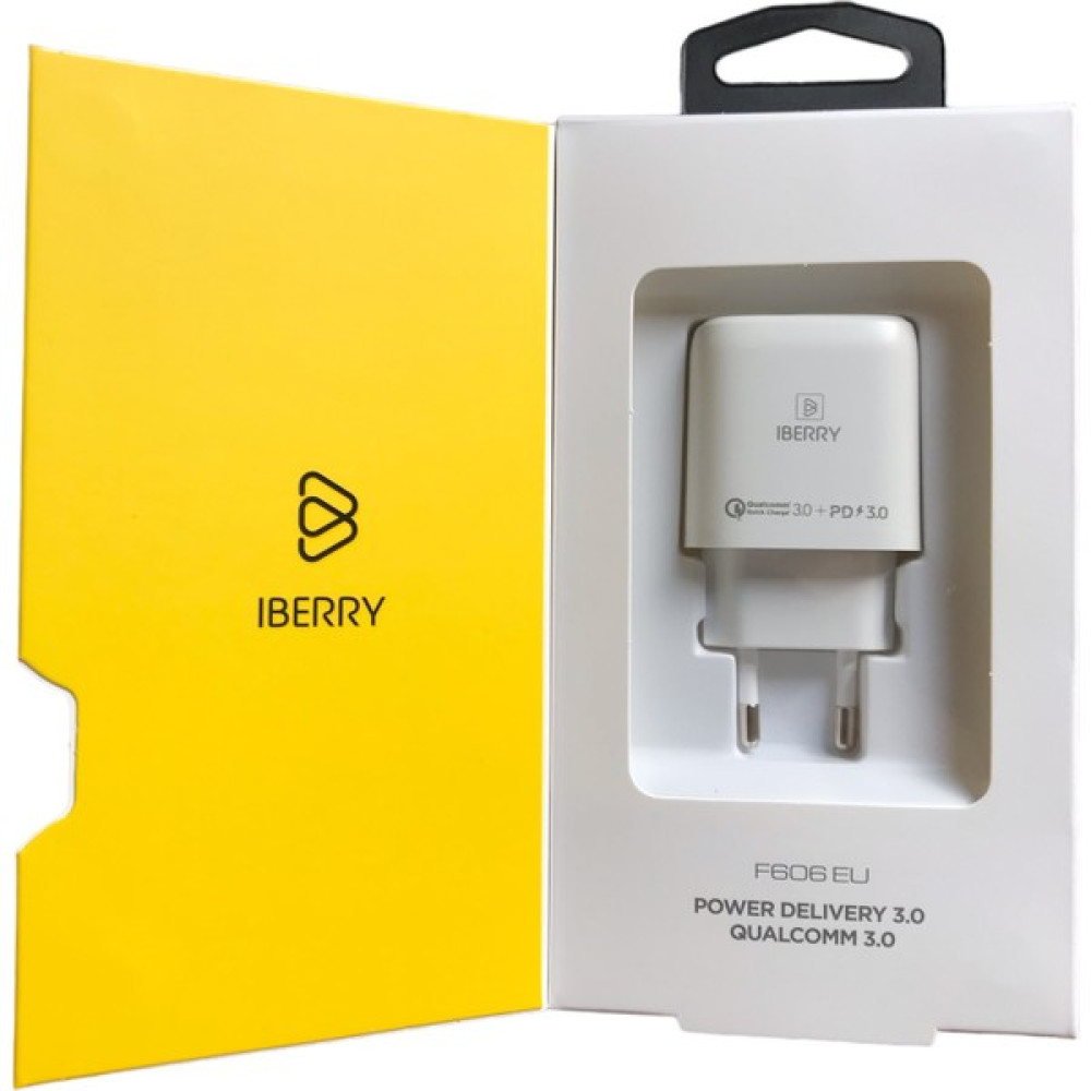 iBerry 20W Type-C ve USB Girişli Şarj Başlığı - Beyaz Cep Telefonu Şarj Cihazı Fiyatı