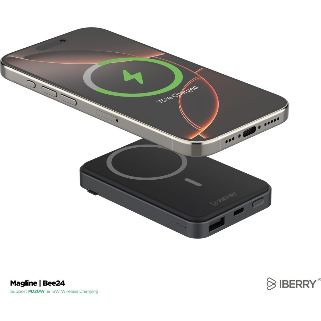 iBerry Bee24 5.000 mAh 15W Çıkışlı Powerbank - Siyah Taşınabilir Şarj Cihazı - Powerbank Fiyatı