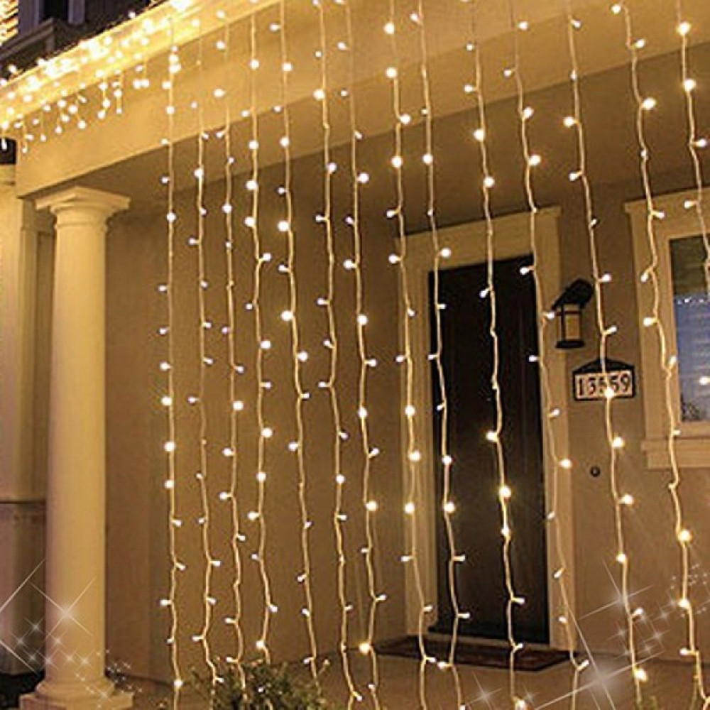 İbiş Niyet Saçak LED - Perde LED Işık - 3 x 2,50 mt - 20 Sıra - Günışığı - Dekoratif - Aydınlatma Led Aydınlatmalar Fiyatı