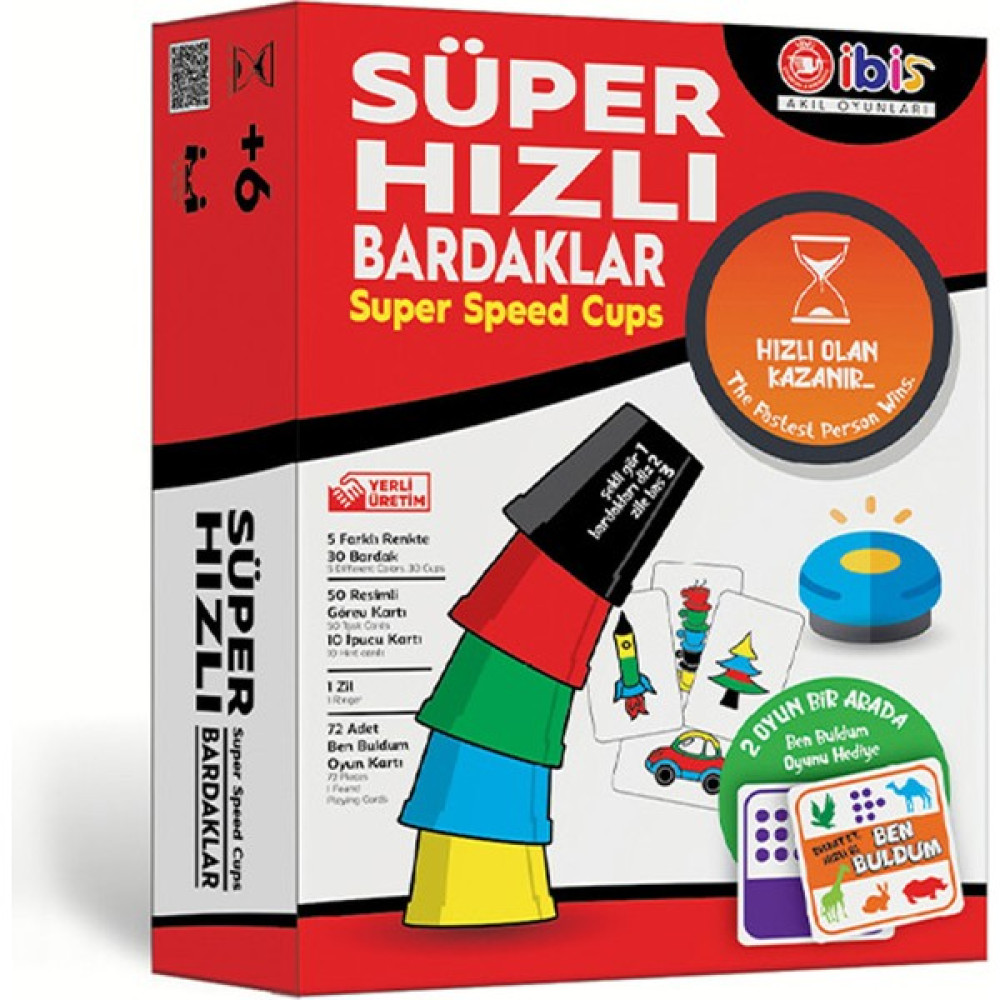 Ibiş Süper Hızlı Bardaklar 97015 - Kırmızı Oyun Takımları Fiyatı