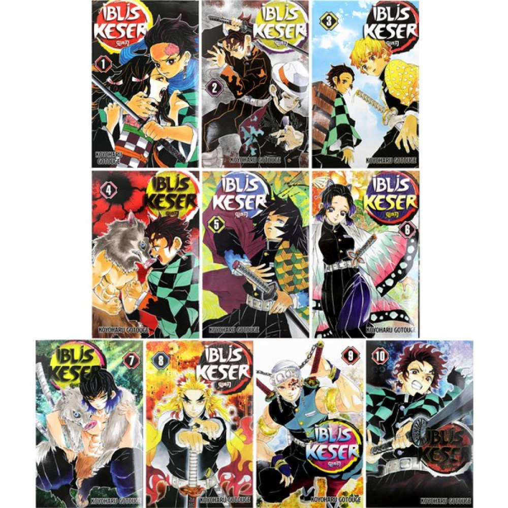 İblis Keser 10 Kitap Manga Set Çizgi Roman Fiyatı