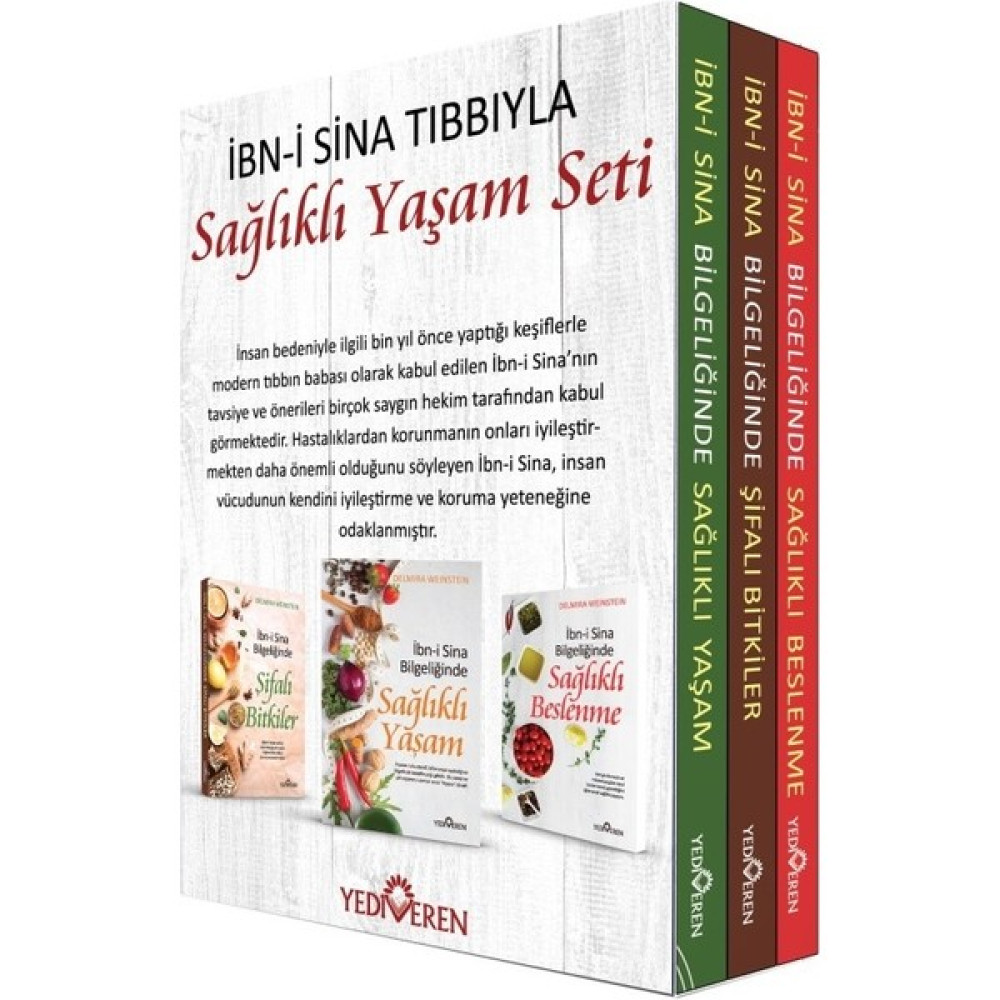 İbn-i Sina Tıbbıyla Sağlıklı Yaşam Seti (3 Kitap Takım) - Delmira Weinstein Sağlık, Spor ve Diyet Fiyatı