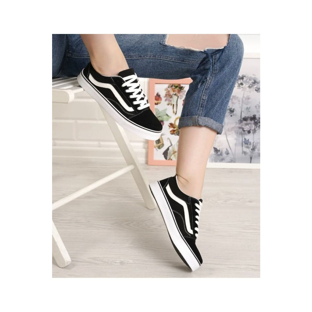ibrahim müslü Unisex Siyah Keten Sneaker 40 Beden Spor Ayakkabı Fiyatı