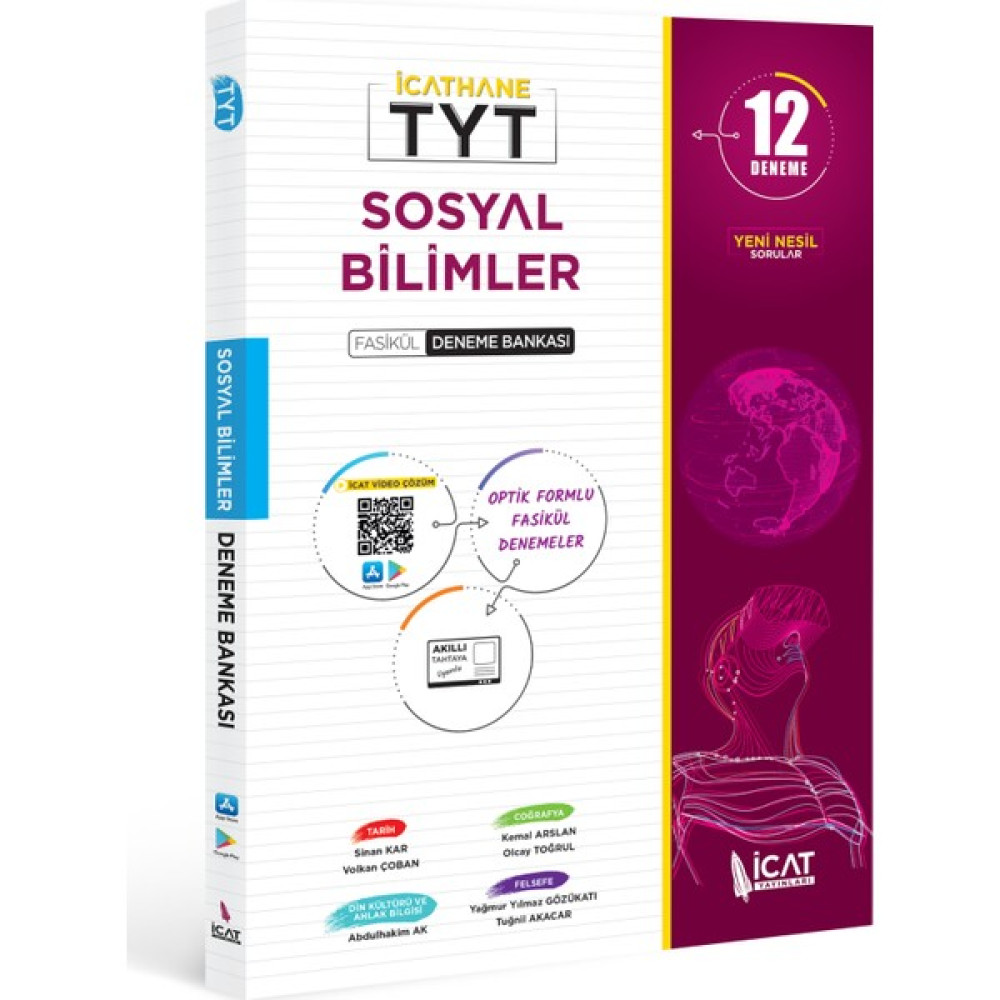 İcathane Tyt 12 Fasikül Sosyal Bilimler Deneme Bankası Sosyal Bilgiler Fiyatı