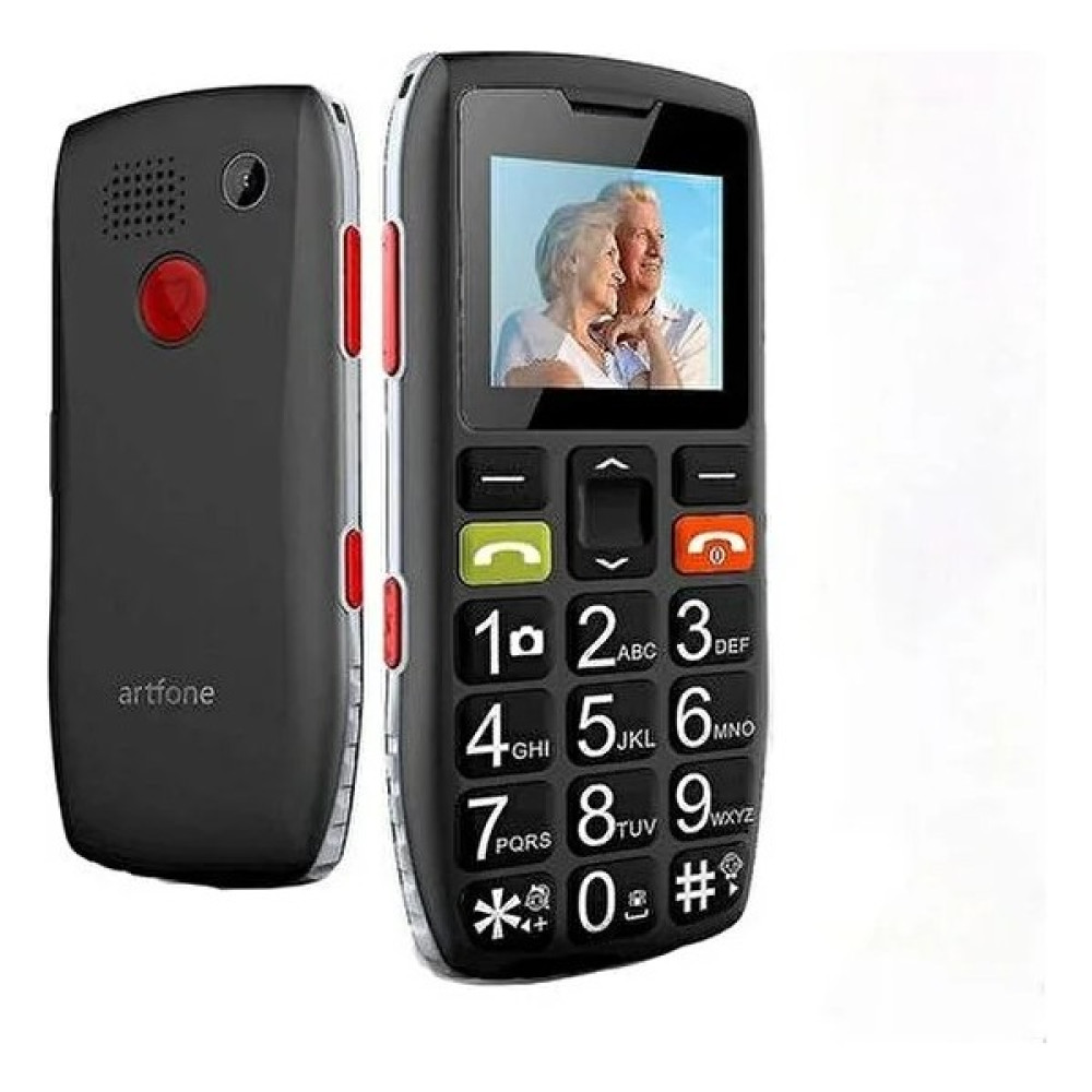 Icclek Yaşlılar Için Cep Telefonları Sos Düğmeli Kıdemli Cep Telefonları Büyük Düğme Cep Telefonu (Yurt Dışından) - Siyah Seri & Paralel Kablo Fiyatı