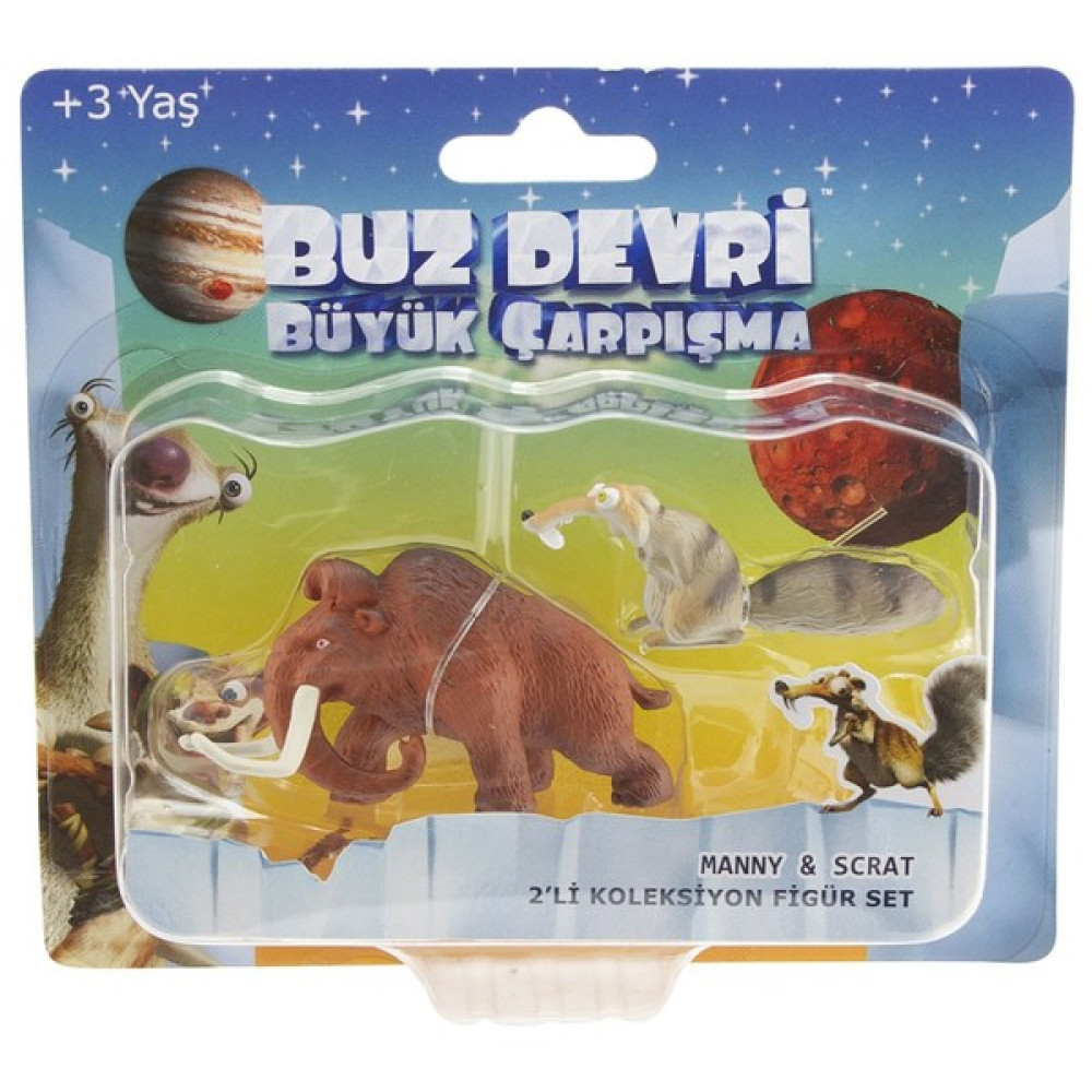 Ice Age Büyük Çarpışma Manny Scrat Figür Set Oyuncak Fiyatı