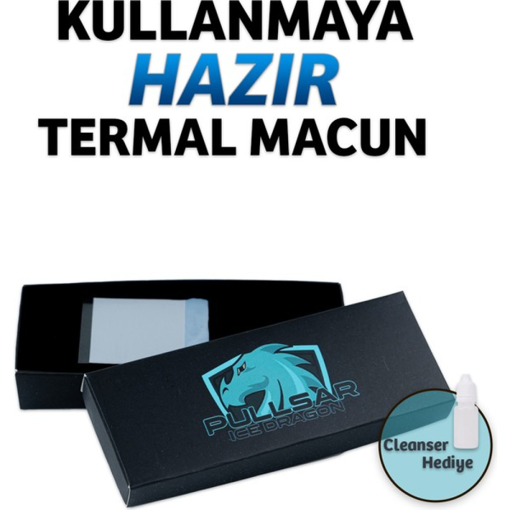 Ice Dragon KRYOSHEET Plain Yüksek Performanslı Termal Macun 12W/m-K Soğutucular Fiyatı