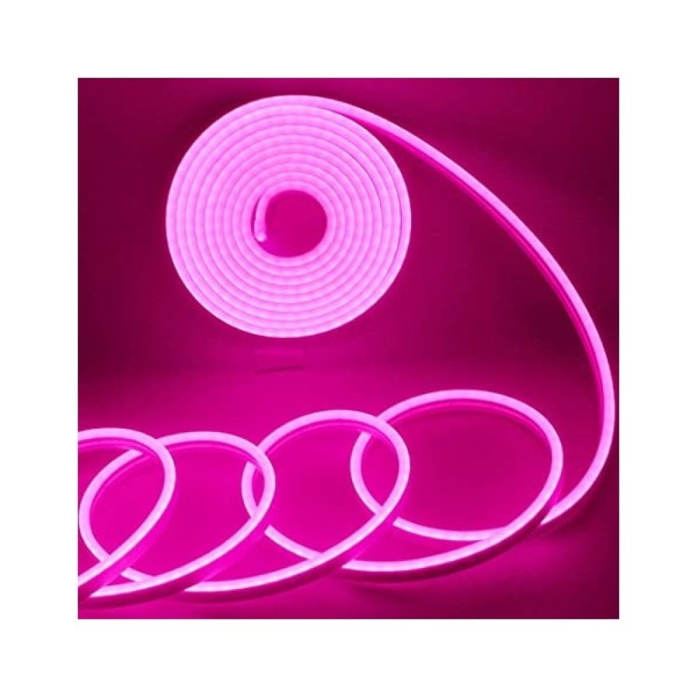 Ice Neon Hortum Işık Led Şerit Aydınlatma 220 Volt Fiş Dahil - 4 m - Pembe Led Aydınlatmalar Fiyatı