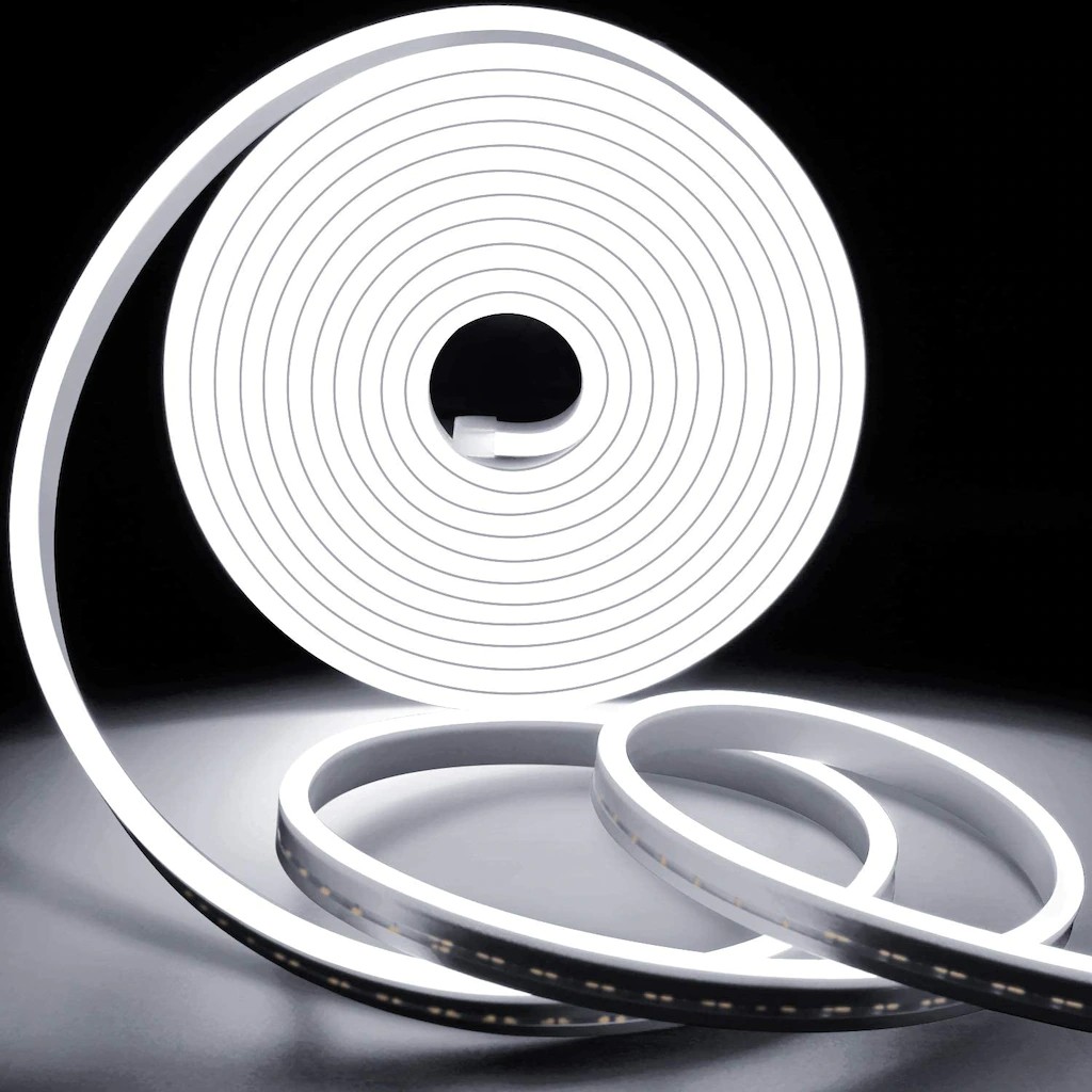 Ice Neon Hortum Işık Led Şerit Aydınlatma 220 Volt Fiş Dahil - 9 m - Beyaz Led Aydınlatmalar Fiyatı