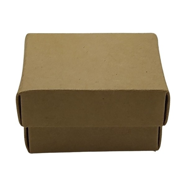 Içi Süngerli Kraft Karton Yüzük Kutusu 50 Li Paket - Naturel Diğer Fiyatı