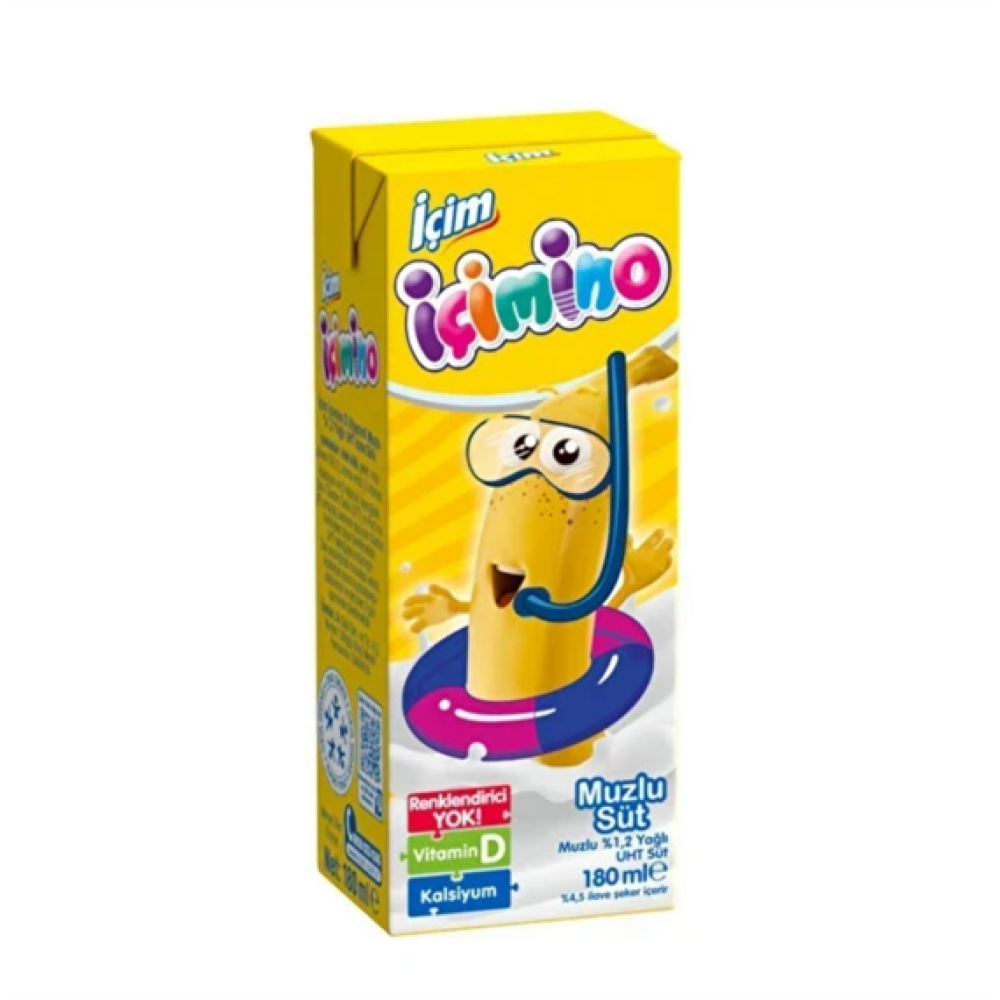 İçim İçimino Süt Muz 180 ml Süt Fiyatı