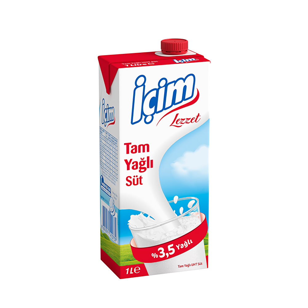İçim Lezzet %3,5 Yağlı Uht Süt 1 lt Süt Fiyatı