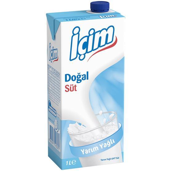 İçim Süt Yarim Yağli 1 Lt Süt Fiyatı