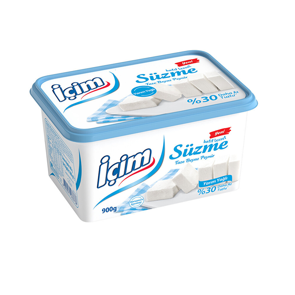 İçim Yarım Yağlı Süzme Peynir 900 g Peynir Fiyatı