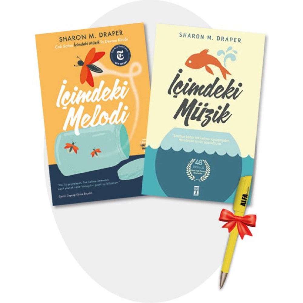 İçimdeki Melodi + İçimdeki Müzik - Sharon M. Draper 2 Kitap Set + + Alfa Moda Kalem - Sharon M. Draper Dünya Edebiyatı Fiyatı