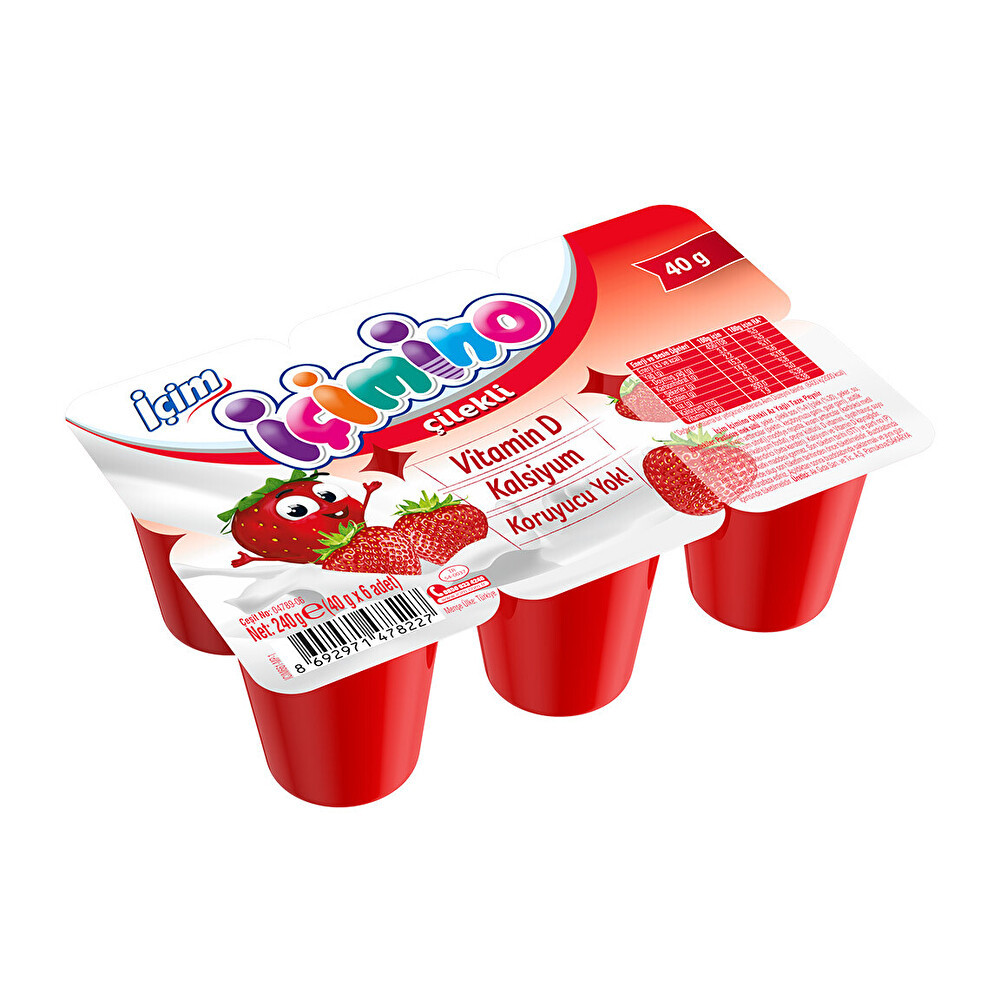 İçimino Büyüme Küpü Çilekli 6x40 G Yoğurt Fiyatı