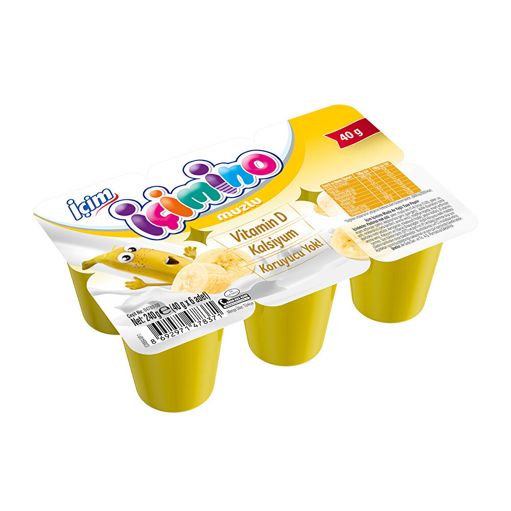 İçimino Büyüme Küpü Muzlu 6x40 G Yoğurt Fiyatı