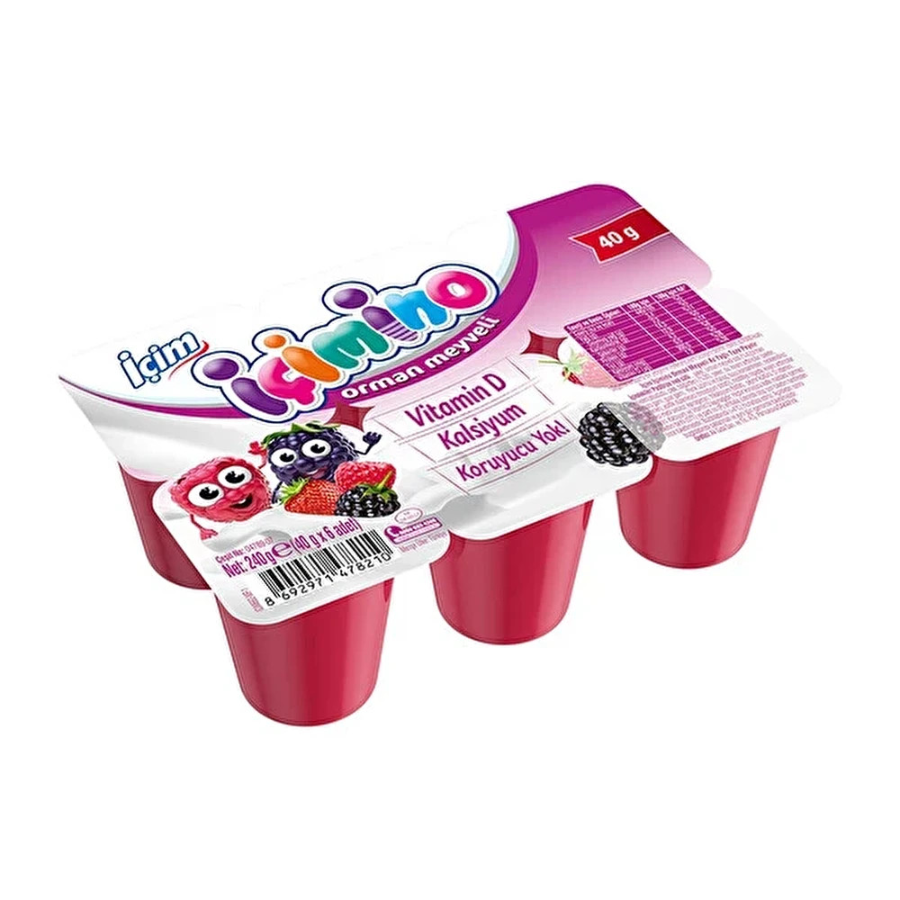 İçimino Büyüme Küpü Orman Meyveli 6x40 G Yoğurt Fiyatı