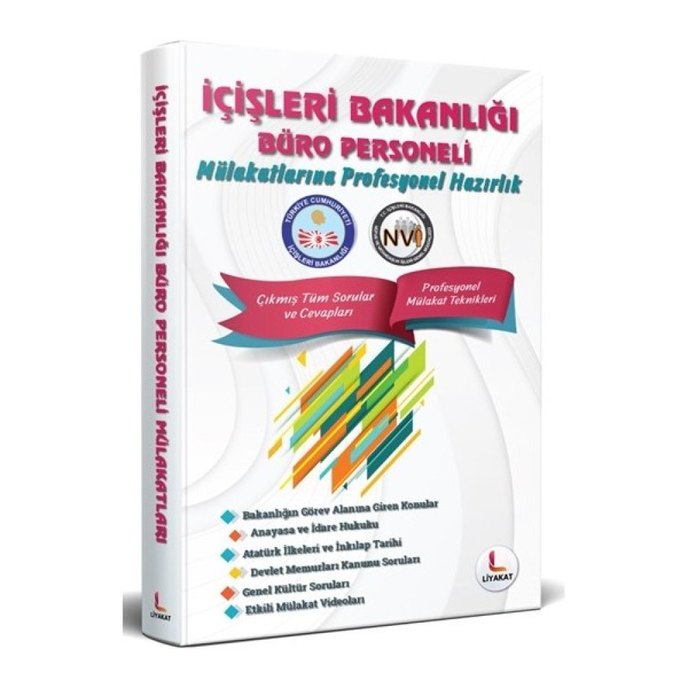 Içişleri Bakanlığı Büro Personeli Mülakatlarına Hazırlık (Dijital Basım) Eğitim Setleri Fiyatı