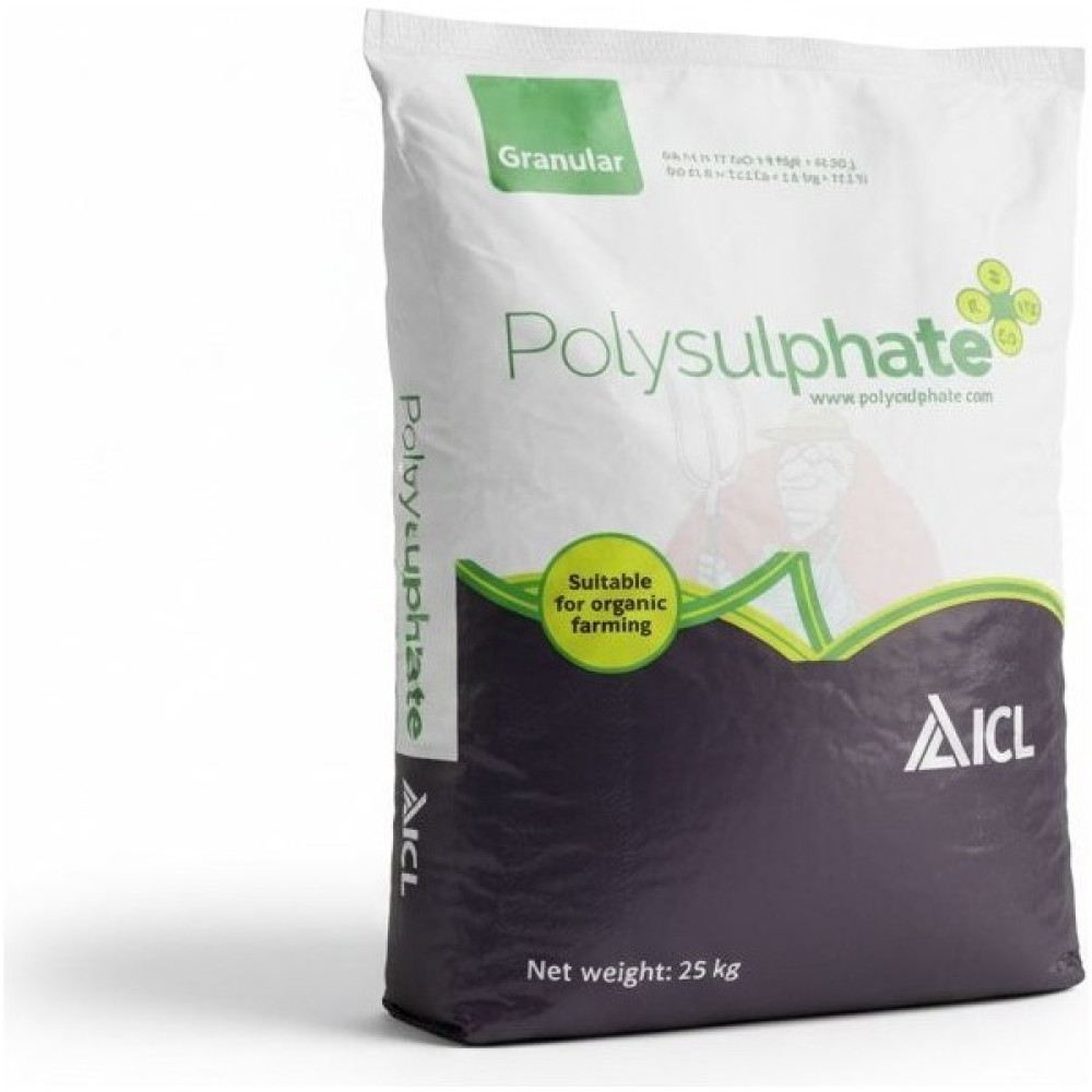 Icl Polysulphate Granüler Doğal Gübre 25 kg - 4'ü 1 Arada (Yüksek Kükürt, Potasyum, Magnezyum, Kalsiyum) Organik Tarıma Uygun Diğer Fiyatı
