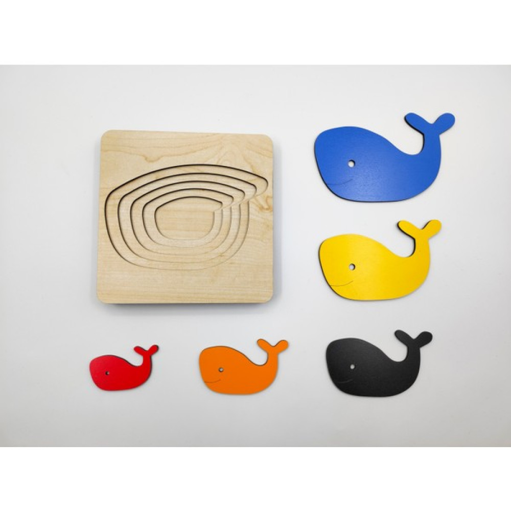 İcons Montessori Katmanlı Puzzle, Tak-Çıkar, Eğitici Puzzle Eğitici Oyuncak Fiyatı