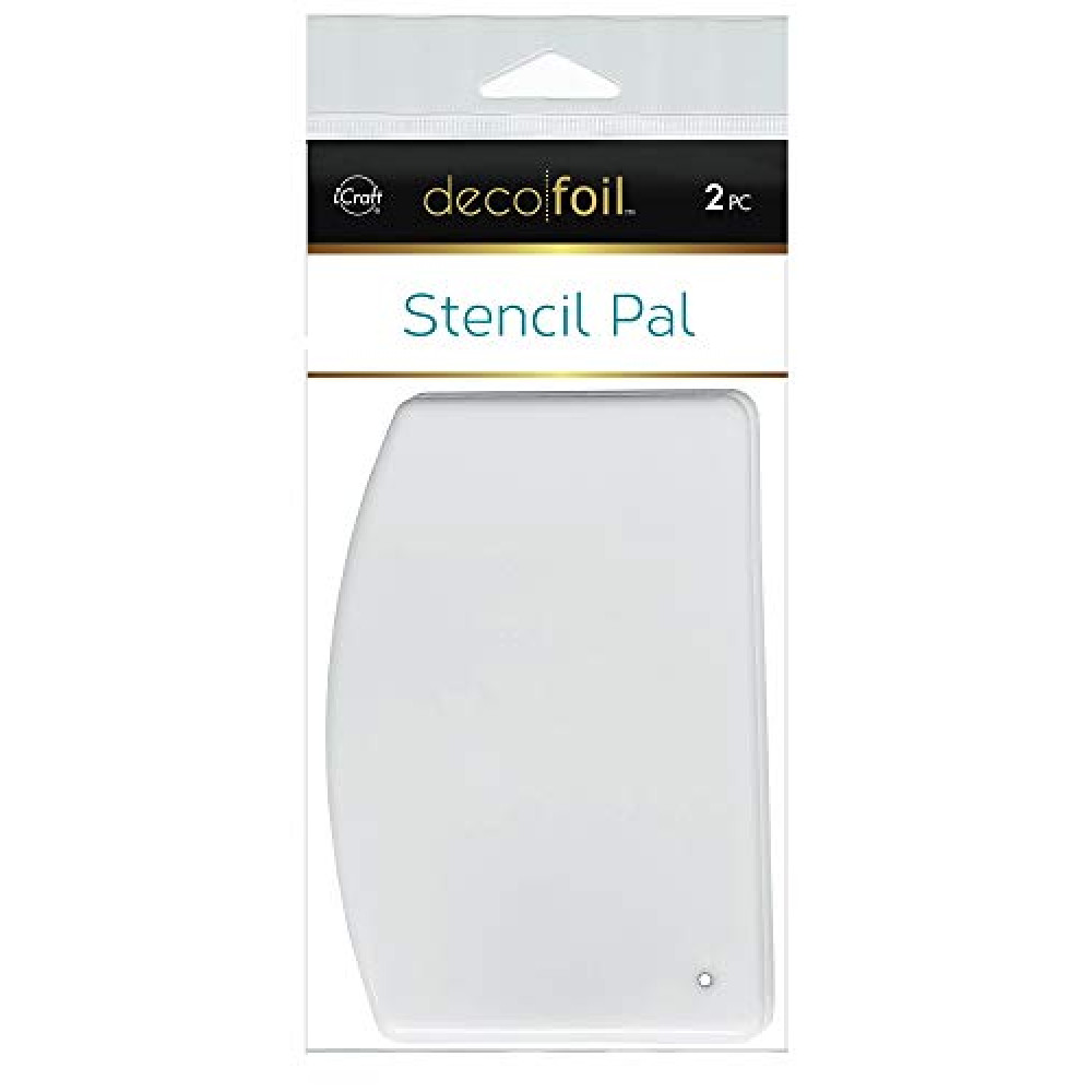 iCraft Deco Foil Stencil Pal, 3.75" x 5.2", 2 Pieces per Pack