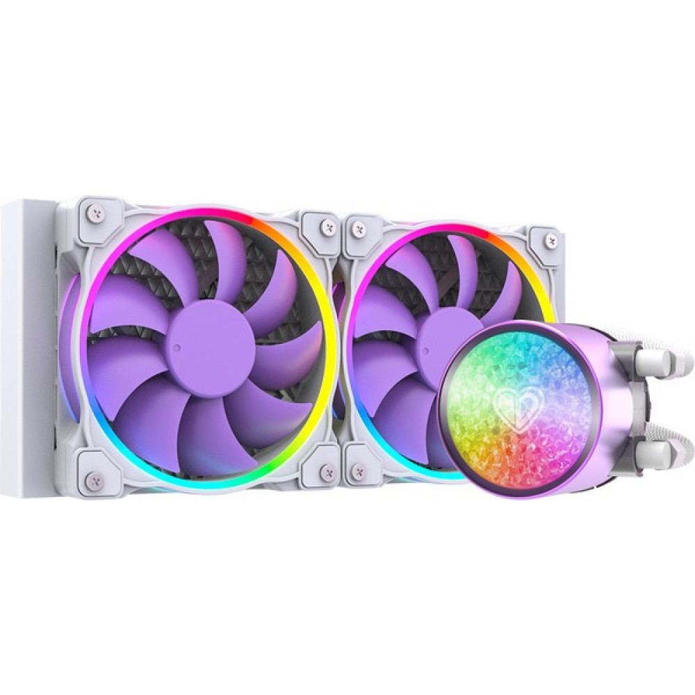 Id-Coolıng Pinkflow 240 Diamond Purple 4pin Pwm 240MM Argb Pembe Sıvı İşlemci Soğutucu Soğutucular Fiyatı