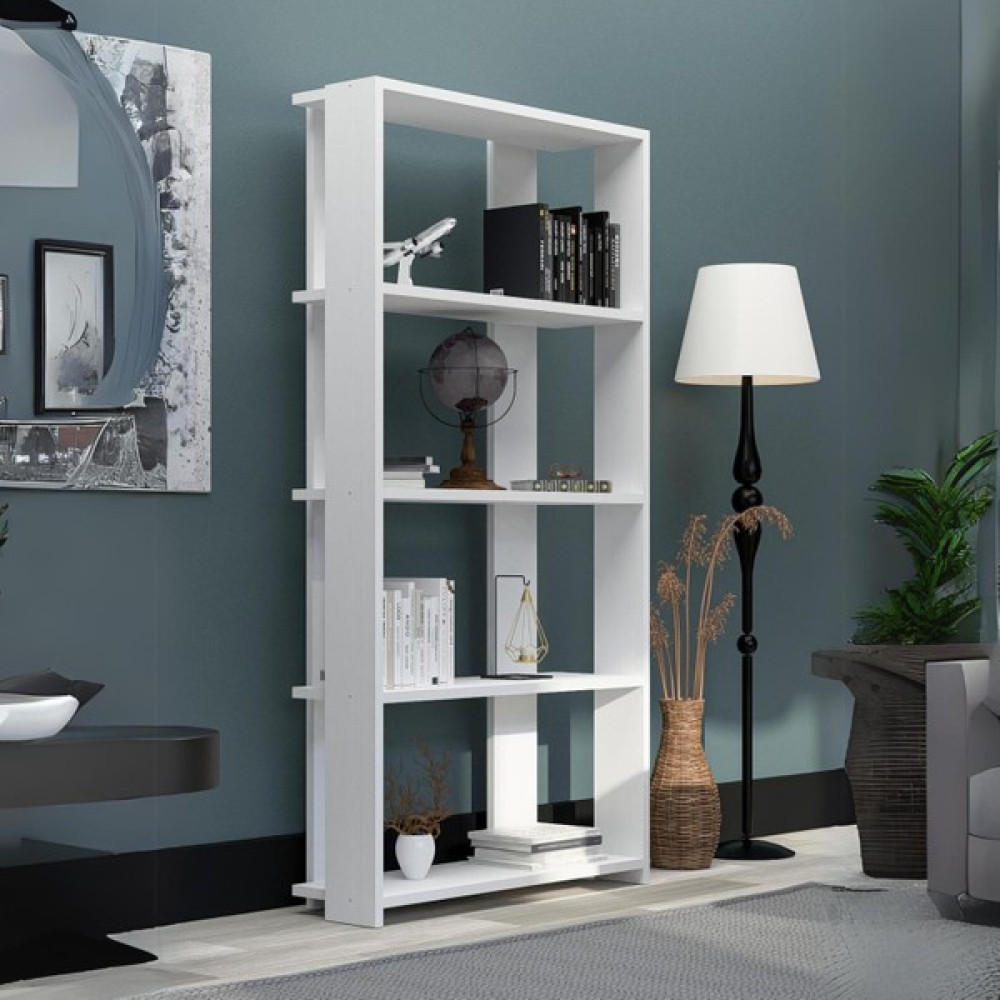 İda Wooden Nora Çok Amaçlı Ayaklı Kitaplık ve Dekoratif Kitaplık - 4 Raflı Kitaplık 140 cm Kitaplık Fiyatı