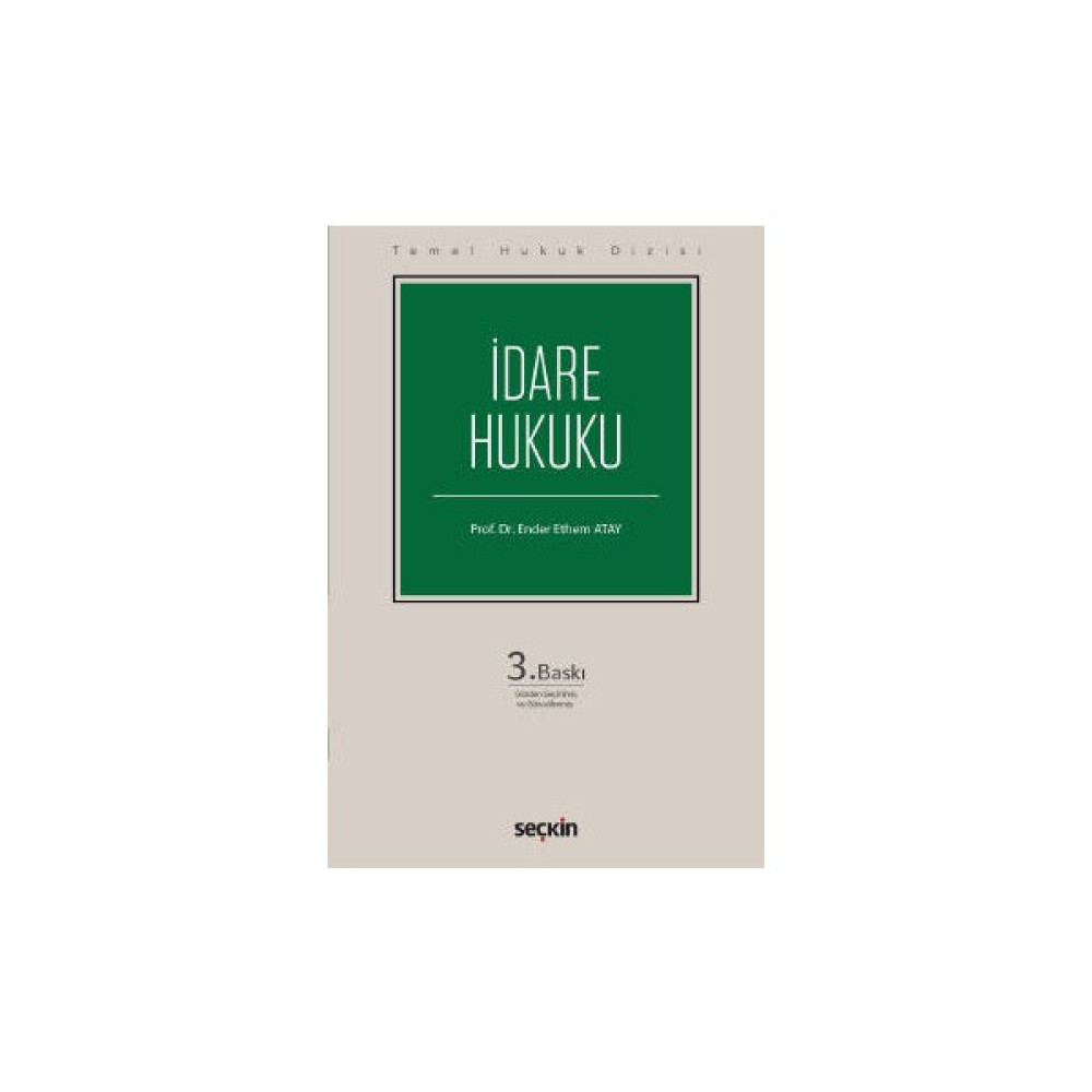 Idare Hukuku-Ender Ethem Atay İdare Hukuku Fiyatı