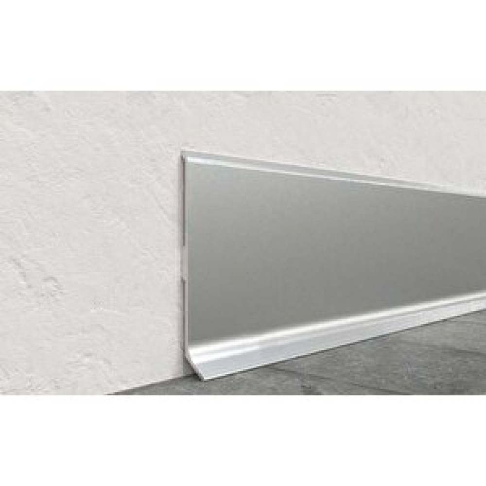 İdeal Ekipman Alüminyum Dairesel Uyumlu Süpürgelik Profili 80 Mm (10 Adet X 3 Metre) Nalburiye & Hırdavat Fiyatı