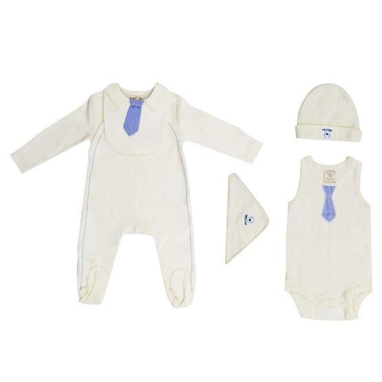 İdil Baby 9161 Yenidoğan Organik Bebek Takımı