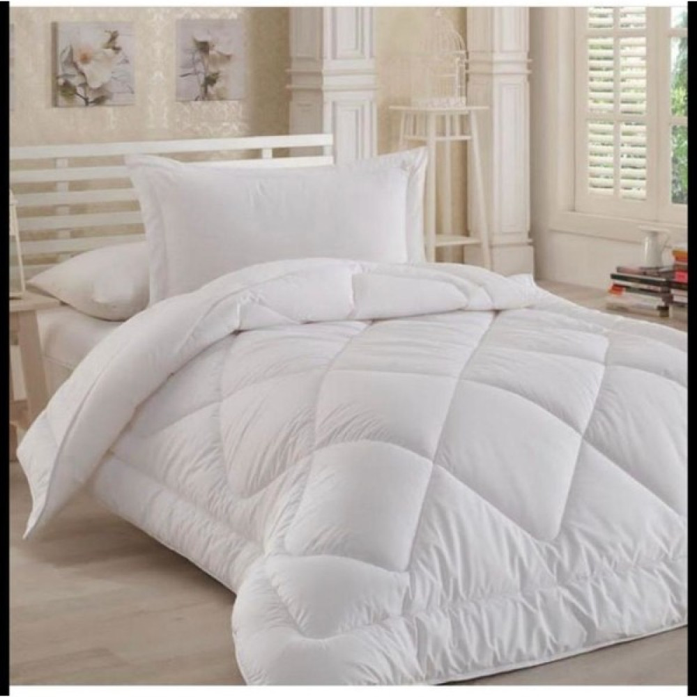 İdil Yorgan Tek Kişilik Microfiber Silikon Yorgan - 155 x 215 cm - Beyaz Yorgan Fiyatı