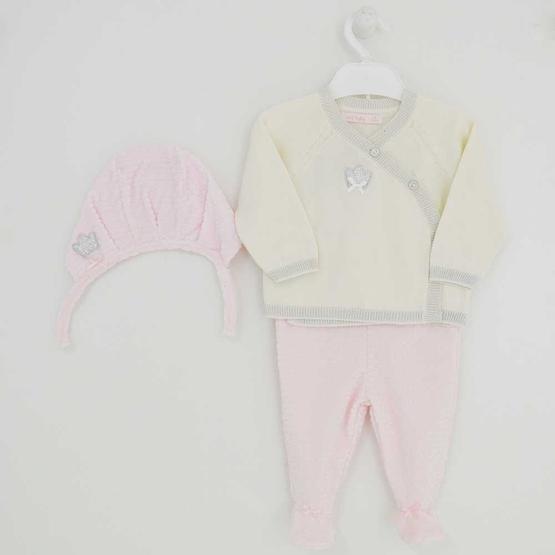 İdilbaby 9901 Krem 6 - 9 Ay 3'lü Bebek Seti
