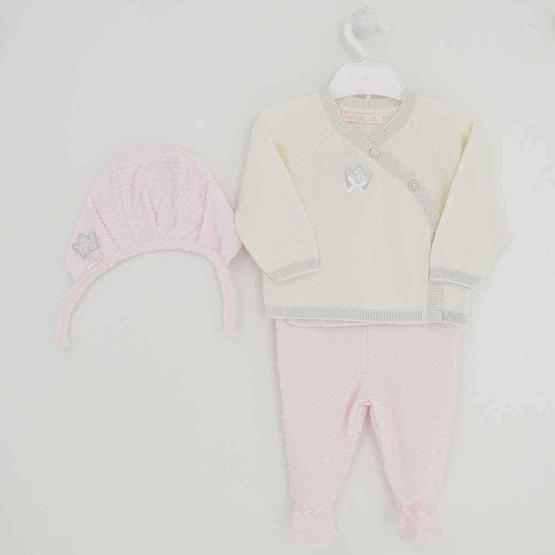 İdilbaby 9901 Krem 6 - 9 Ay 3'lü Bebek Seti