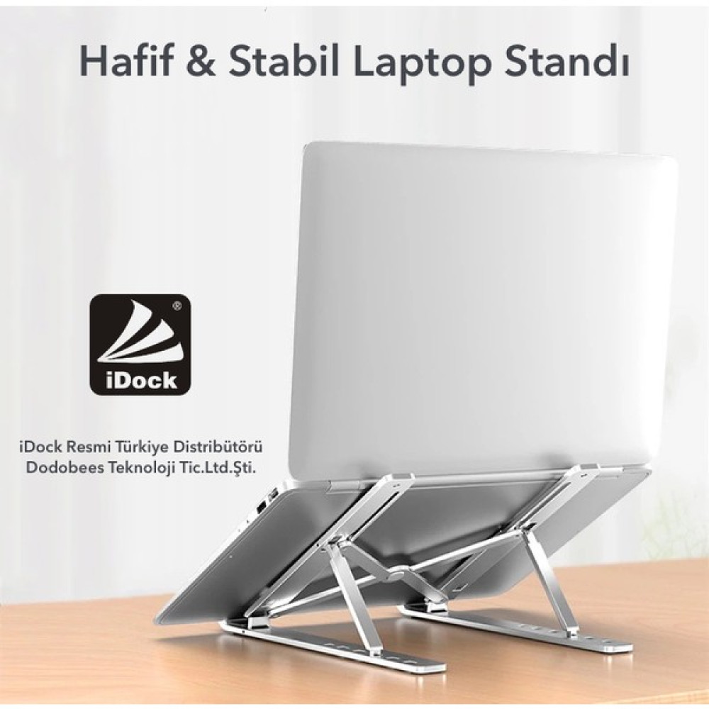 iDock N29-3 Katlanır Alüminyum Notebook Standı Dizüstü Bilgisayar Aksesuarları Fiyatı