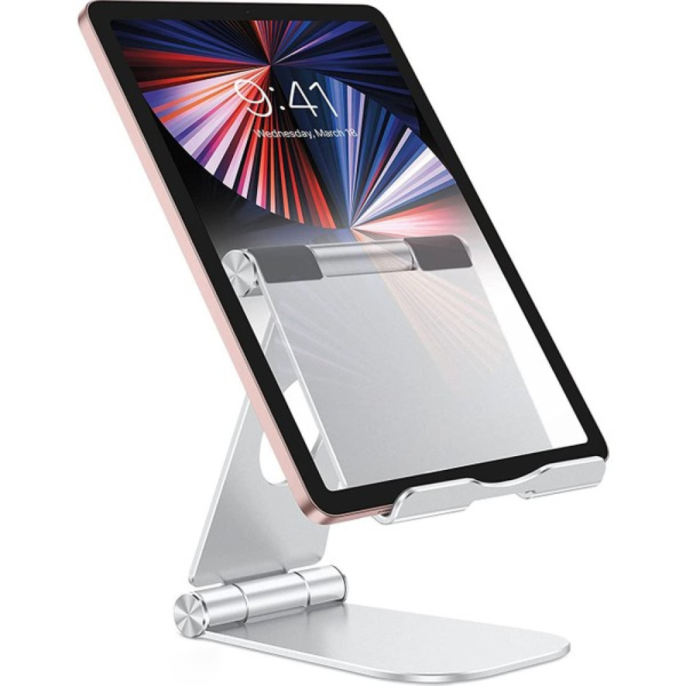 Idock T4-2 Alüminyum Açısı Ayarlanabilir Büyük iPad Tablet Standı - Gümüş Tablet Aksesuarı Fiyatı