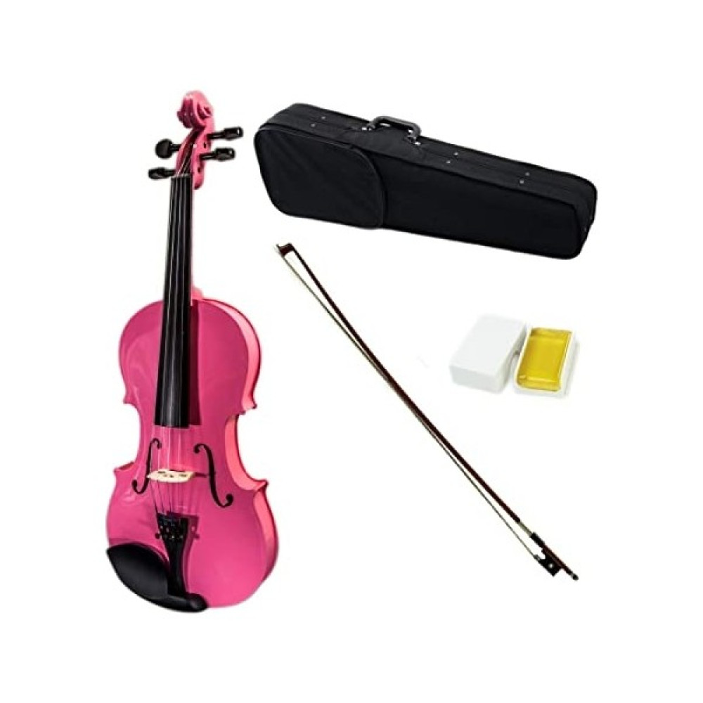 İdol Keman 4/4 Pembe Renk Tam Set Keman Kemanlar Fiyatı