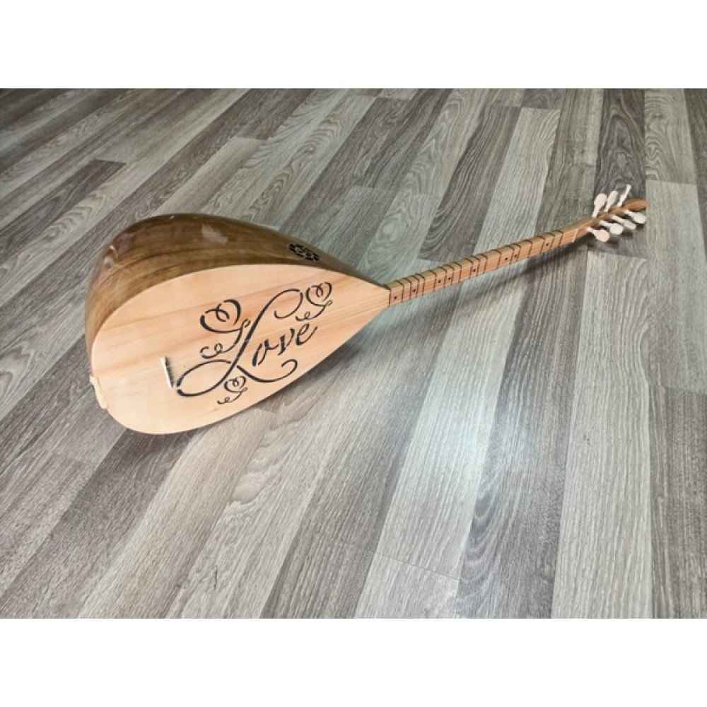 İdol Müzik Aletleri Bağlama Özel Desenli Tam Set Uzun Sap Saz Bağlamalar Fiyatı